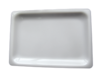 White methacrylate tray 160 x 305 x 25