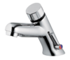 basin mounted mixer operated purely by touch